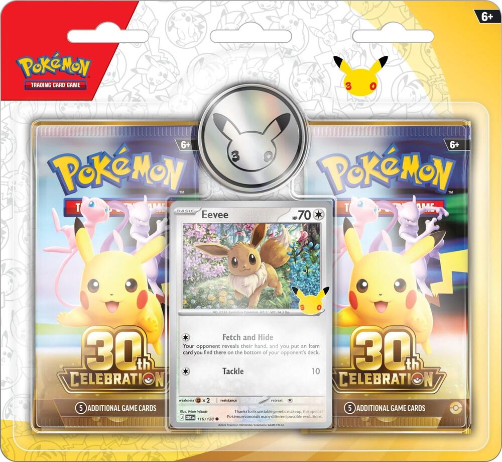 Pokemon 30th Celebration 2 Pack Blister