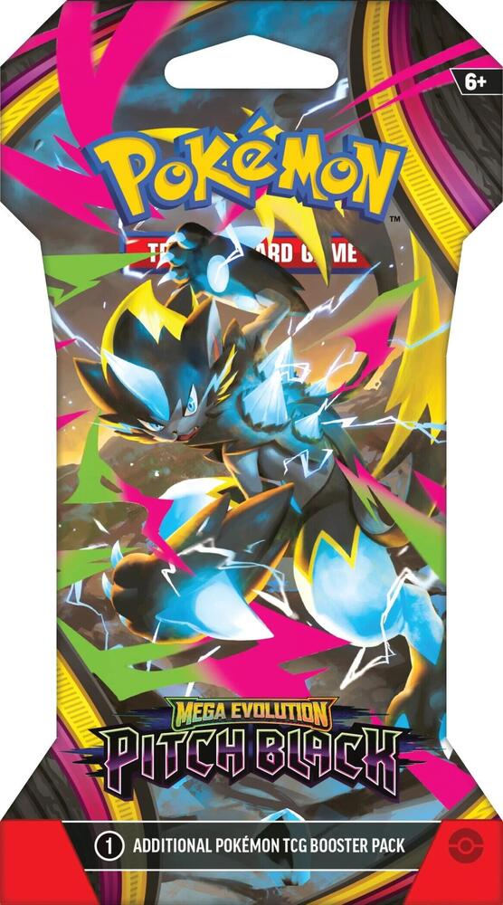 Pokemon Pitch Black Sleeved Booster Pack
