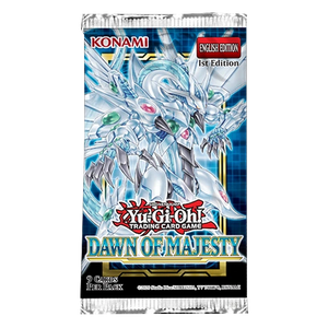Yugioh Dawn of Majesty 1st Edition Booster Pack